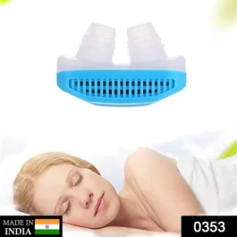 0353 – 2 in 1 Anti Snoring and Air Purifier Nose Clip for Prevent Snoring and Comfortable Sleep