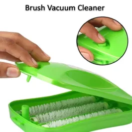 138 Plastic Handheld Carpet Roller Brush Cleaning with Dust Crumb Collector, Wet, and Dry Brush