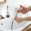1632 Metal Wire Brush Hand Kitchen Sink Cleaning Hook Sewer Dredging Device - Image 2