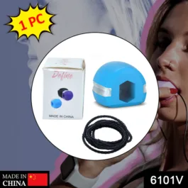 6101 V Cn Blue Jaw Exerciser Used To Gain Sharp And Chiselled Jawline Easily And Fast.