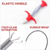 1632 Metal Wire Brush Hand Kitchen Sink Cleaning Hook Sewer Dredging Device - Image 5