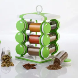 2036 Spice jar Set – Food Grade Plastic 12pcs Spice jar