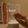 UV12 Acrylic Writing Board with Pen & Light, LED Message Board, Rewritable Acrylic Message Board with Stand, Dry Erase Board Acrylic Message Board Note Board LED Light (Model-4, Acrylic) - Image 2