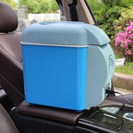 UV14 Mini Refrigerator Portable Fridge 12V 7.5L Auto Mini Car Travel Fridge ABS Multi-Function Cooler Freezer Warmer Cooling & Warming Refrigerator (Assorted)