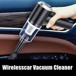 UV35 Portable High Power Car Vacuum Cleaner | USB Rechargeable Wireless Handheld Car Vacuum Cleaner and Smooth Design | Built in LED Light, Portable,Wet and Dry