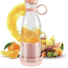 UV16  Portable USB Juicer Electric USB Juice Maker Mixer Bottle Blender Grinder Mixer,6 Blades Rechargeable Bottle, Shake Fruit & Vegetable, Juice Blender, Grinder for Home