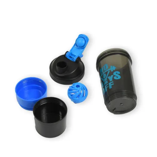 1774 PROTEIN SHAKER BOTTLE|GYM|WATER BOTTLE WITH 2 STORAGE COMPARTMENT|BPA FREE| 500ML - Image 4