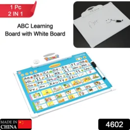 4602 LEARNING BOARD 2IN1 – EDUCATIONAL PAD FOR KIDS MUSICAL BOARD FOR ALPHABET ABC LEARNING TOY PLAY MAT & DRAWING WITH ONE DOODLE PEN