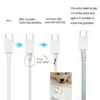 6011 METALLIC FINISH CABLE SPIRAL PROTECTOR / WIRE REPAIR / PET CORD PROTECTOR / HEADPHONE SAVER, CABLE WRAP / COVER FOR MAC CHARGING CABLE - Image 5