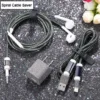 6011 METALLIC FINISH CABLE SPIRAL PROTECTOR / WIRE REPAIR / PET CORD PROTECTOR / HEADPHONE SAVER, CABLE WRAP / COVER FOR MAC CHARGING CABLE - Image 6