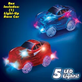 ZT02 Magic Tracks, 10 Feet of Glow in The Dark Track with LED Light-Up Race Car, Ages 3+, Magic Tracks LED