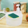 KT06 DOUBLE LAYER LIQUID SOAP DISPENSER WITH PUMP AND SPONGE, PRACTICAL FOR HOTEL SINK CLEAR, SOAP DISPENSING LIQUID PUMP BOTTLE FOR HOME, KITCHEN RECTANGLE ( 2 IN 1 ) - Image 2