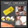 133 NEEDLE THREADER, STYLISH APPEARANCE COMFORTABLE GRIP LIGHTWEIGHT PORTABLE AUTOMATIC NEEDLE THREADER FOR SEWING FOR HOME (1 PC) - Image 4