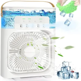 195  Room/Personal Air Cooler  (Multicolor, Portable Air Conditioner Fan USB Personal Cooler, Mini Humidifier Fan)