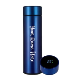 Personalized Stainless Steel Smart Water Bottle with Smart LCD Temperature Touch – 500ML